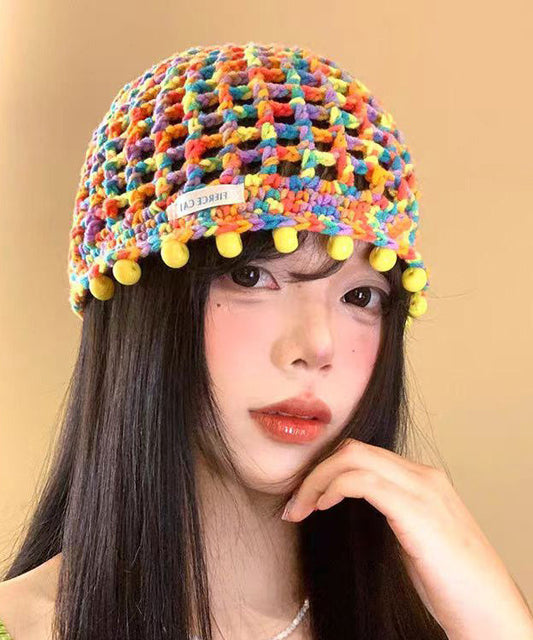 2026 New Thin Breathable Hollow Out Knitted Boonie Hat