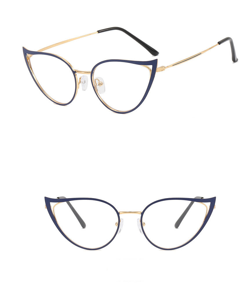 Beautiful Purple Metal Full Frame Reading Glasses