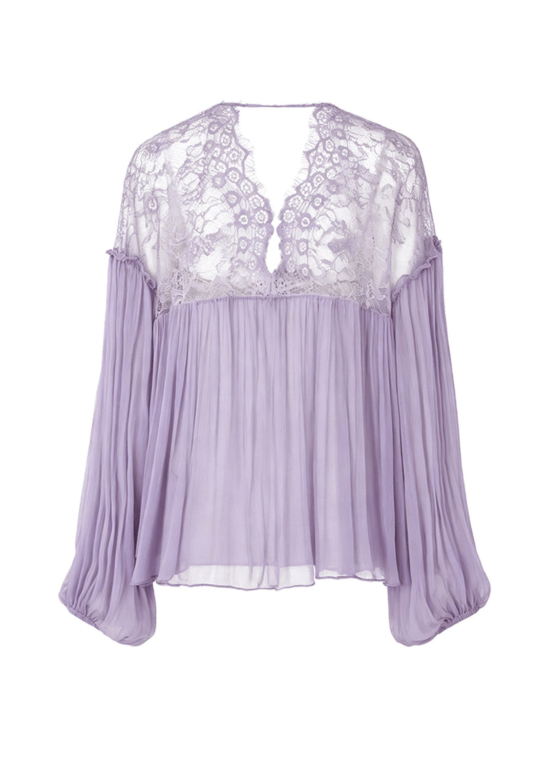 Bohemian Purple Oversized Patchwork Lace Shirts Summer