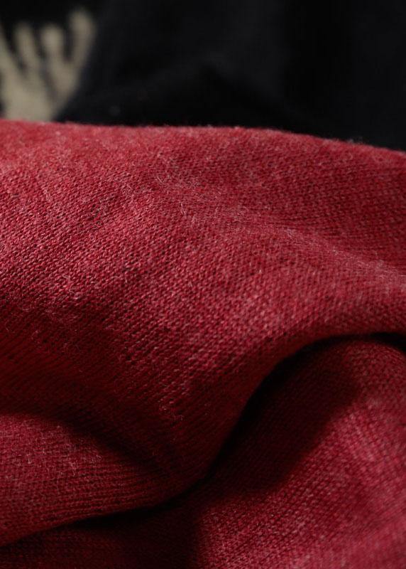 Boutique Black O-Neck Patchwork Fall Knitwear Dress - SooLinen