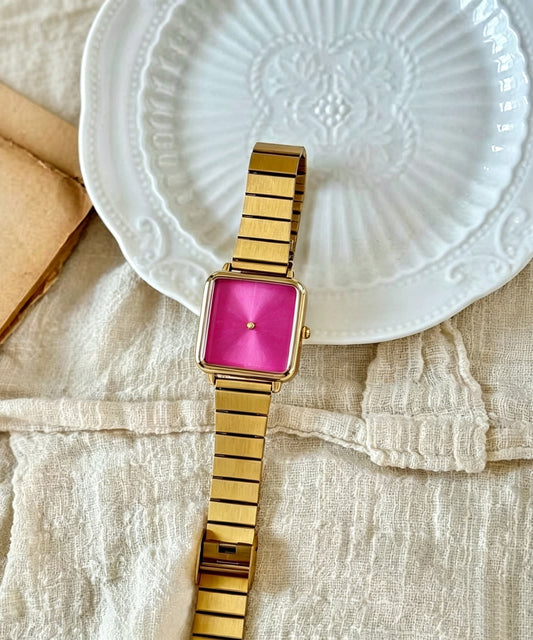 Brief White Metal Alloy Bamboo Joint Watches