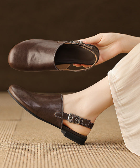 Brown Sandals Faux Leather DIY Sandals