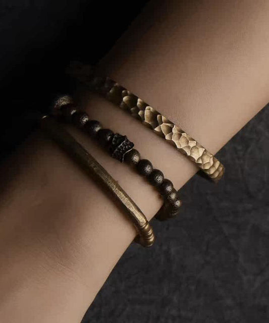 Chic Handmade Copper Bead Unisex Bangles