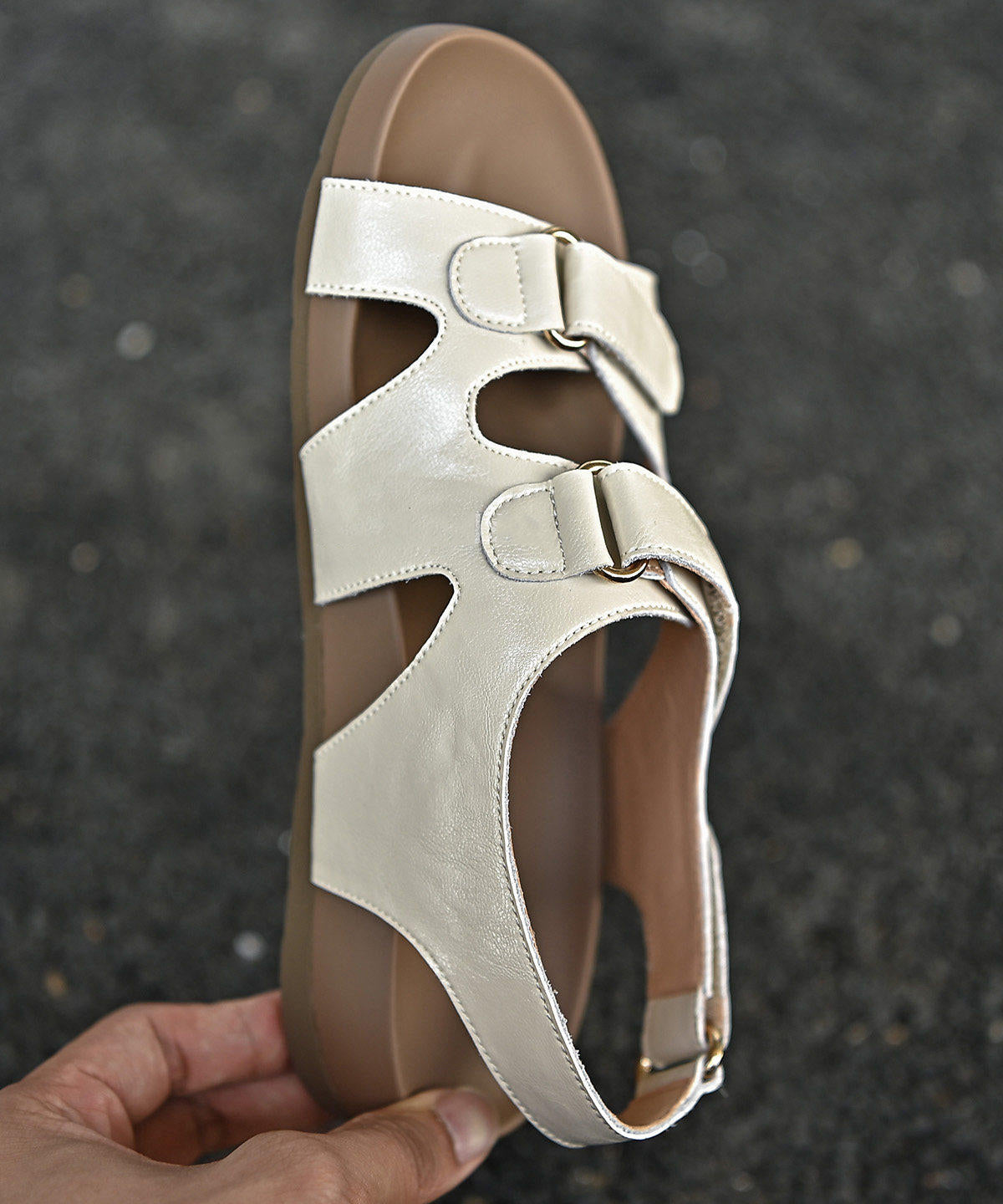 Comfortable White Sandals Hollow Out Sandals