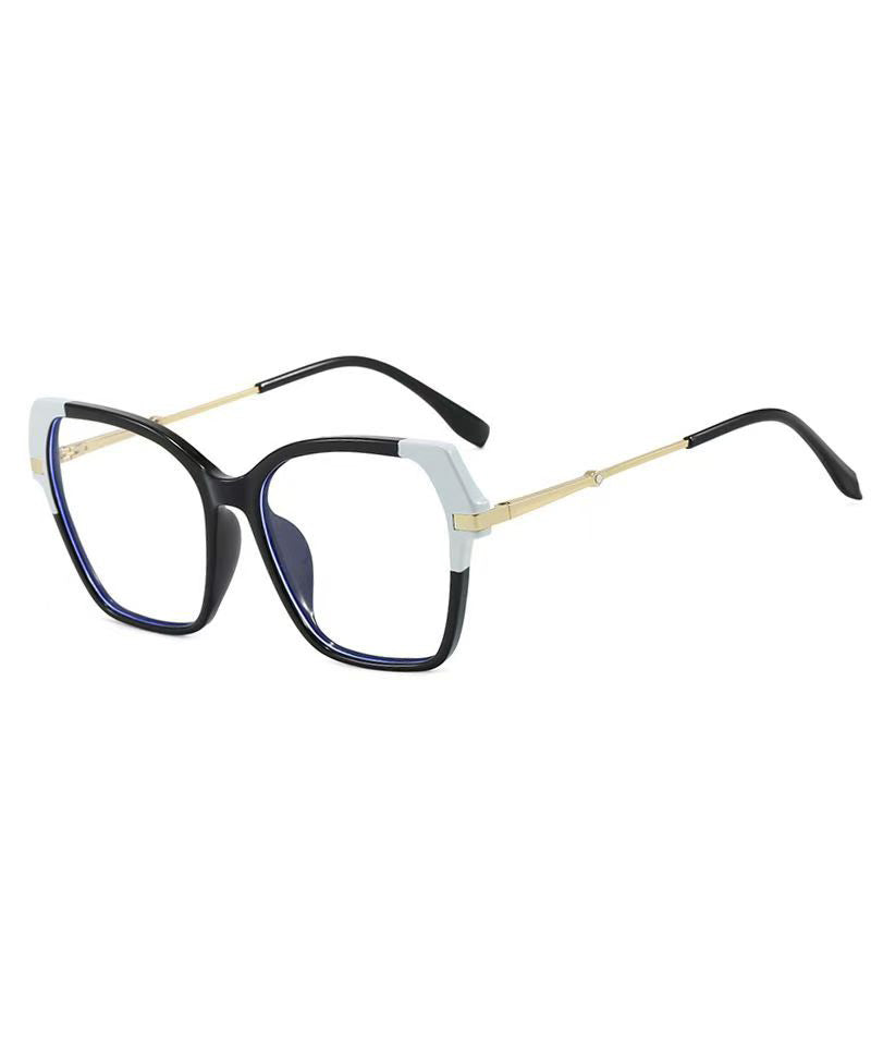 European And American Colorblock Irregular Sunglasses
