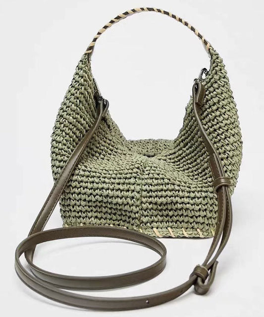 Fashion Handmade Straw Woven Casual Versatile Shoulder Bag