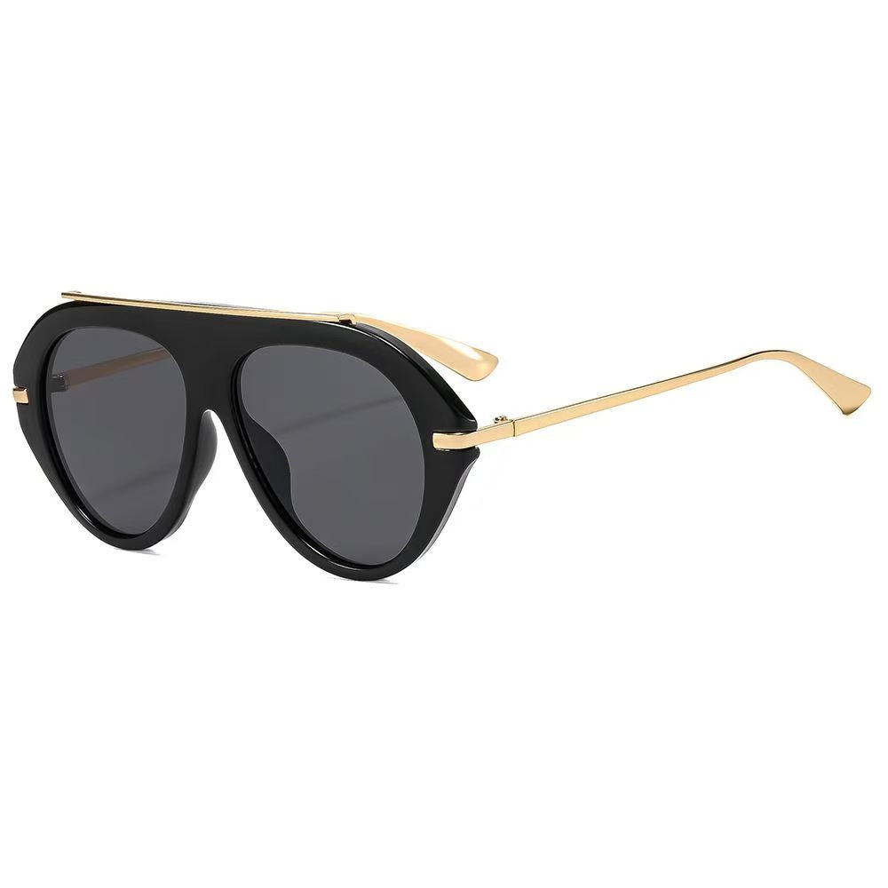 Fashion New Black Frame Personalized Sunglasses