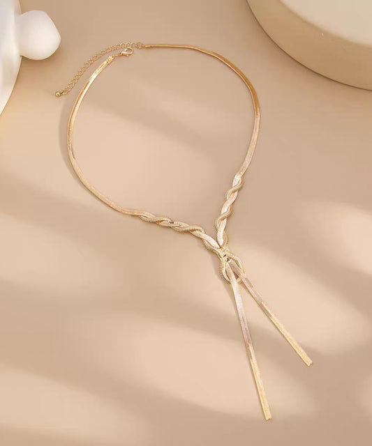 Fine Gold Copper Alloy SerpentinePrincess Necklace