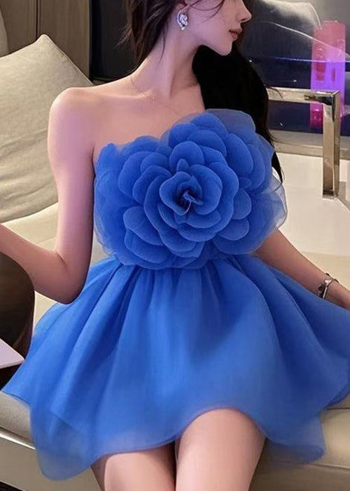 Floral Coffee Cold Shoulder Solid Mini Dresses Sleeveless