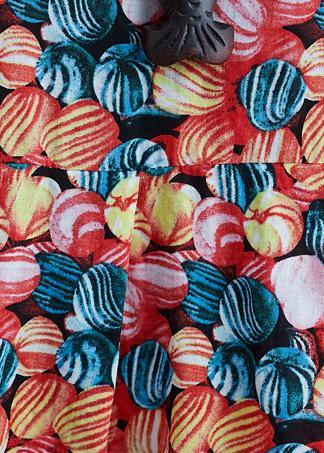 Italian floral cotton Robes o neck Cinched Maxi summer Dress - SooLinen