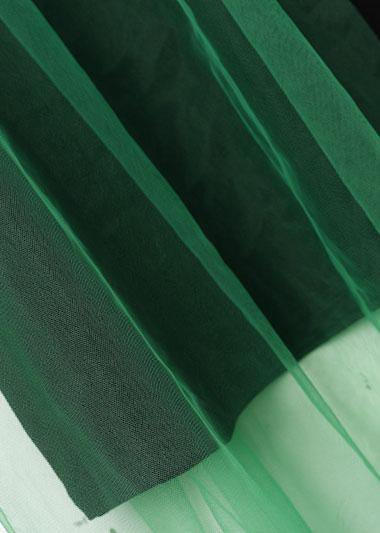 Italian patchwork tulle cotton Tunics Wardrobes black prints long Dress summer - SooLinen