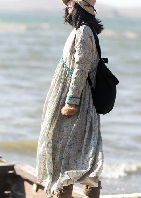 Loose O-Neck Patchwork Summer Quilting Dresses Wardrobes Print Dresses - SooLinen