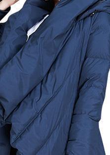 Luxury trendy plus size down jacket hooded coats burgundy dark buckle down jacket woman - SooLinen