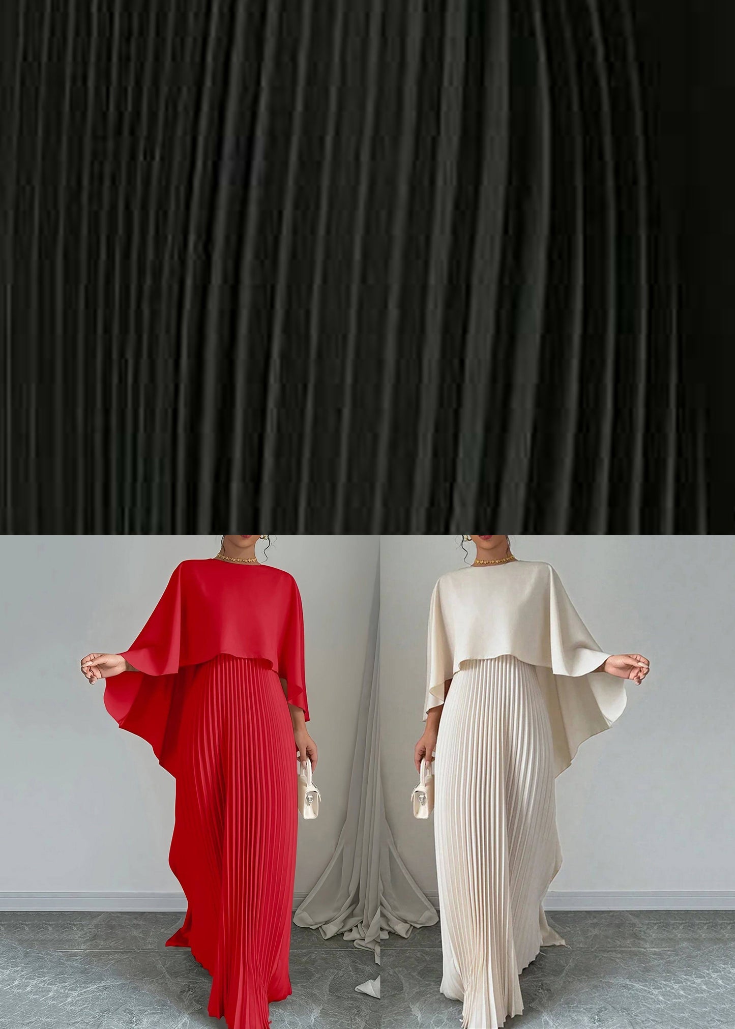 Modern Beige O-Neck Solid Maxi Dresses Spring