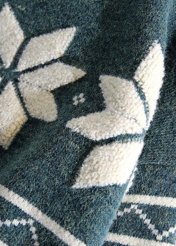 Pullover o neck burgundy knitted blouse trendy plus size knit blouse - SooLinen