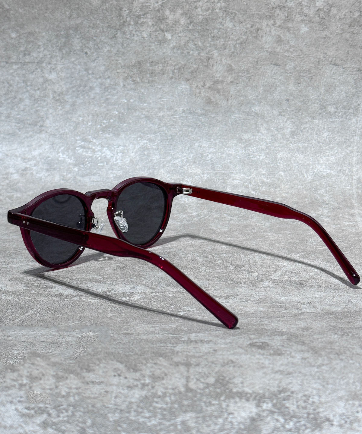 Retro Mulberry Resin Round Polarized Reading Glasses