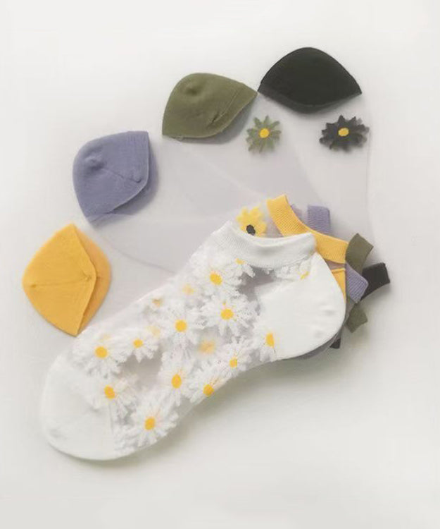 Summer Thin Breathable Japanese Sweet Mid Calf Socks