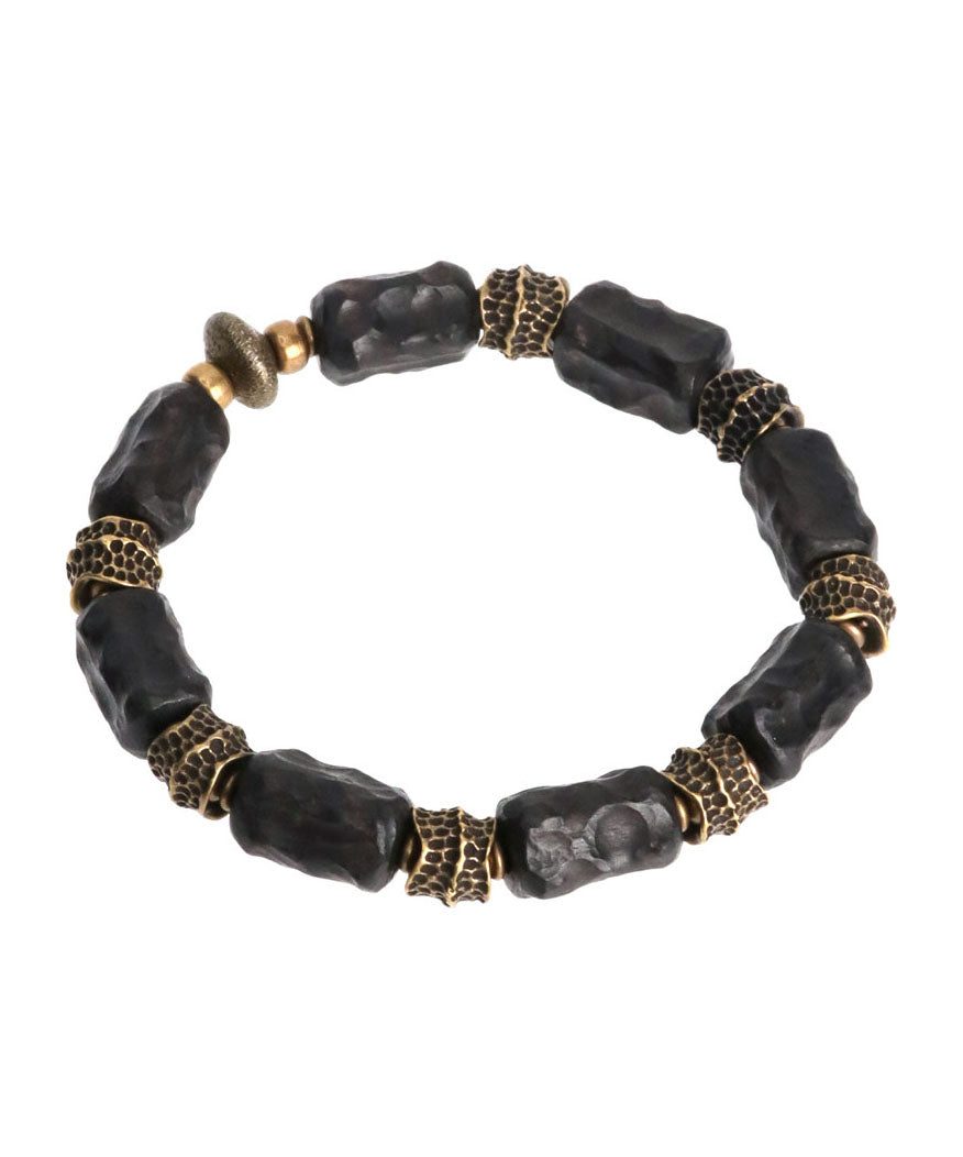 Vintage Ethnic Style Handmade Wooden Bead Unisex Bracelet
