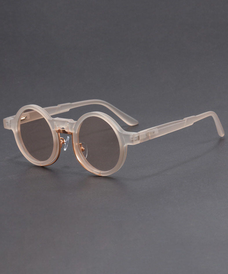 Vintage Grey Resin Blue Light Blocking UV Protection Unisex Sunglasses