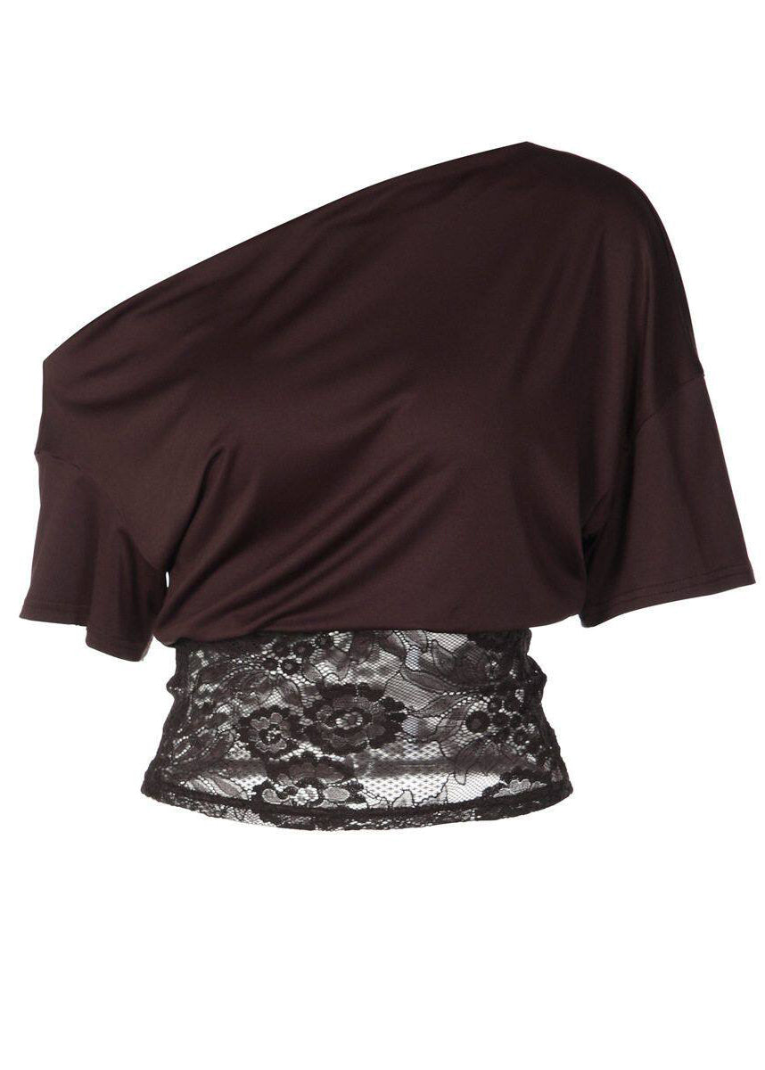 Women Mulberry Turtle Neck Patchwork Lace Tanks Summer