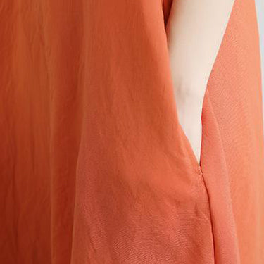 brief cotton gown plus size clothing False Two-piece Short Sleeve Green Plain Dress