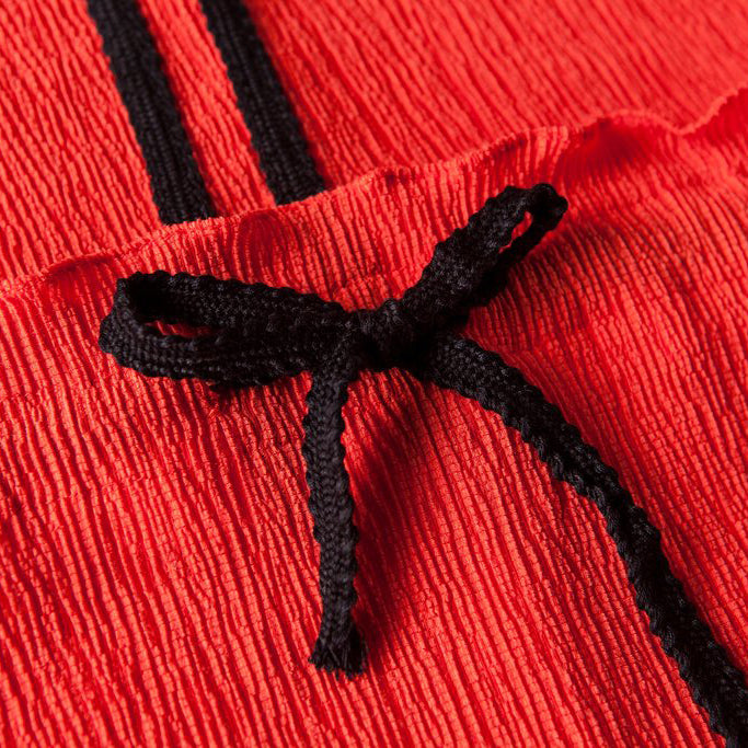 stylish Midi cotton dresses Loose fitting Gray Women Summer Dress with Ruffles and Ribbon