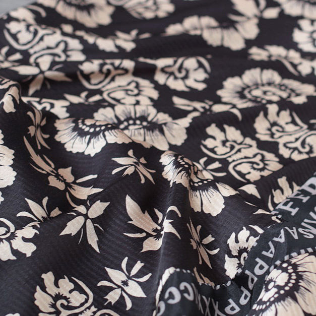 vintage chocolate silk sundress o neck batwing sleeve summer dress baggy dresses floral silk sundress