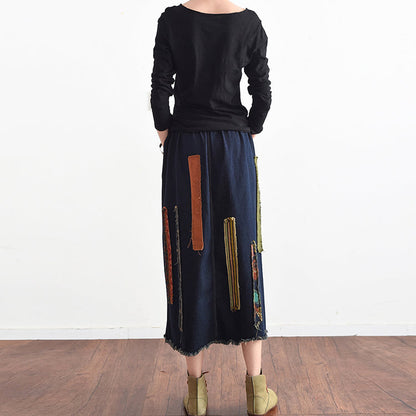 2025 autumn tunic cotton shirts black long sleeve woman tops blouse side open