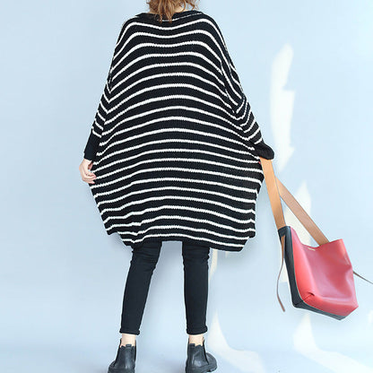 2025 black casual cozy sweater dresses low high plus size o neck knit pullover dress