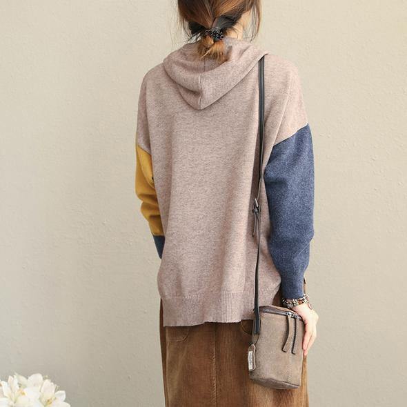 2018 New Vintage Hoodie Loose Sweater Women Casual Tops - SooLinen