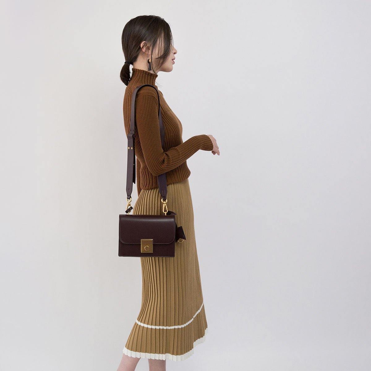 2019 chocolate cozy sweater plus size high neck sweaters New  sweater - SooLinen