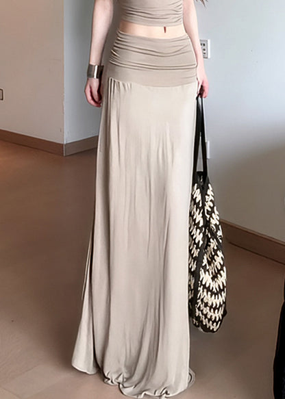 2025 Summer New Elegant Draping Pleated Slim Skirt