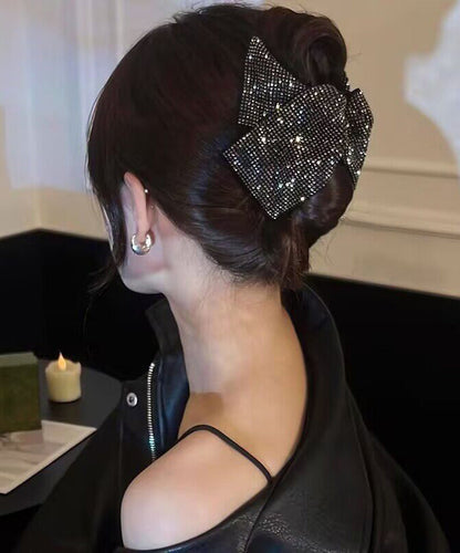 2026 New Black Alloy Zircon Hairpin