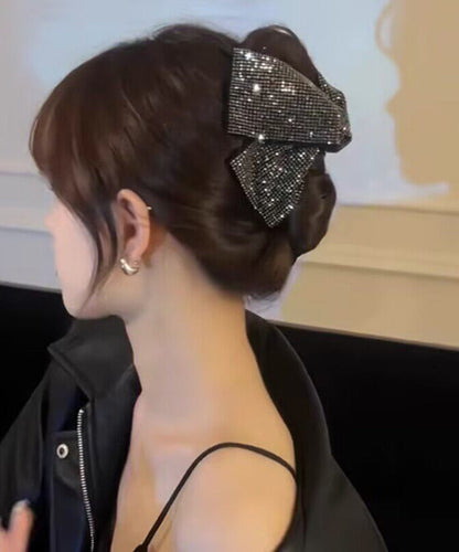 2026 New Black Alloy Zircon Hairpin