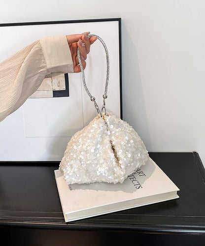 2026 New Black Fashionable Versatile Sequined Tote Bag