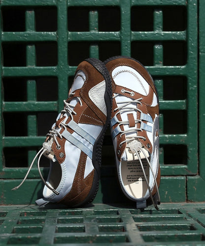 2026 New Casual Coffee Lace Up Outdoor Sports Shoes