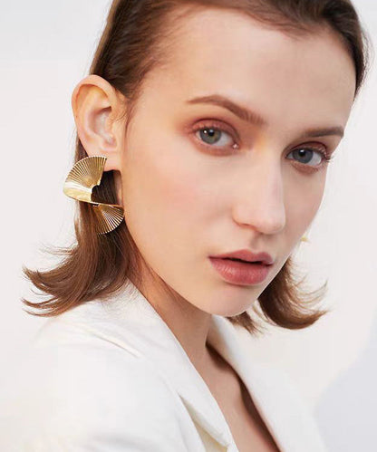 2026 New Fashionable Geometric Metal Earrings