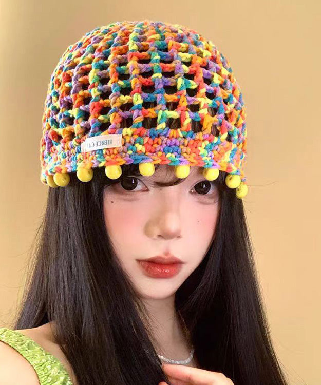 2026 New Thin Breathable Hollow Out Knitted Boonie Hat