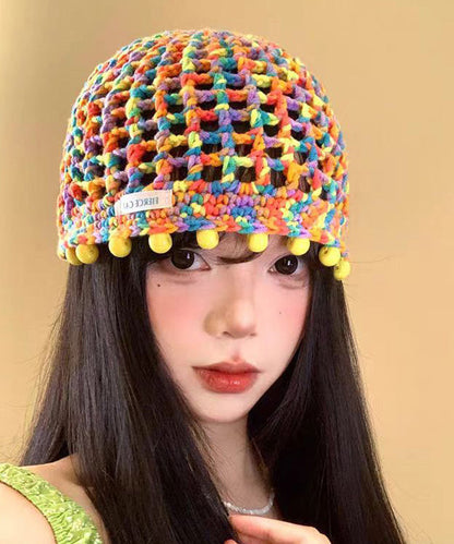 2026 New Thin Breathable Hollow Out Knitted Boonie Hat