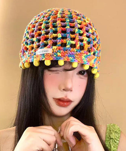 2026 New Thin Breathable Hollow Out Knitted Boonie Hat