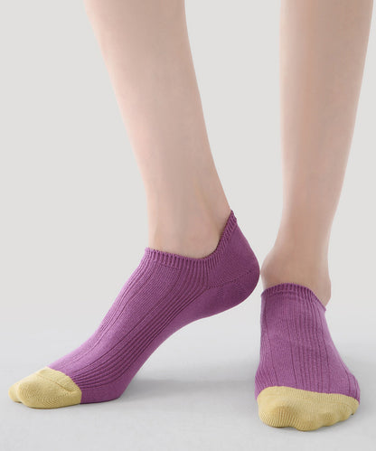 2026 Summer Breathable Color Blocking Versatile Boat Socks