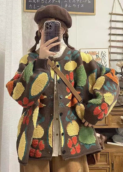 Beautiful Colorblock V Neck  Cozy Knit Top Fall