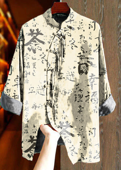 Art Orange Double-layer Collar Asymmetrical Jacquard Silk Shirt Top Fall