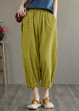 Load image into Gallery viewer, Bohemian Green Pockets Summer Linen Pants