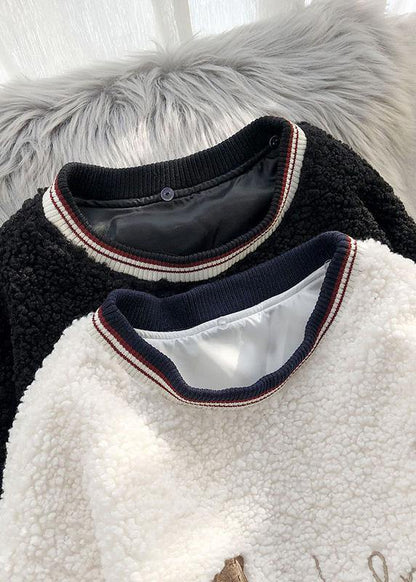 Aesthetic beige knitted pullover o neck false two pieces sweaters - SooLinen