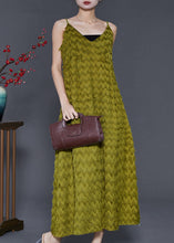 Load image into Gallery viewer, Army Green Chiffon Summer Beach Dress Tasseled Summer