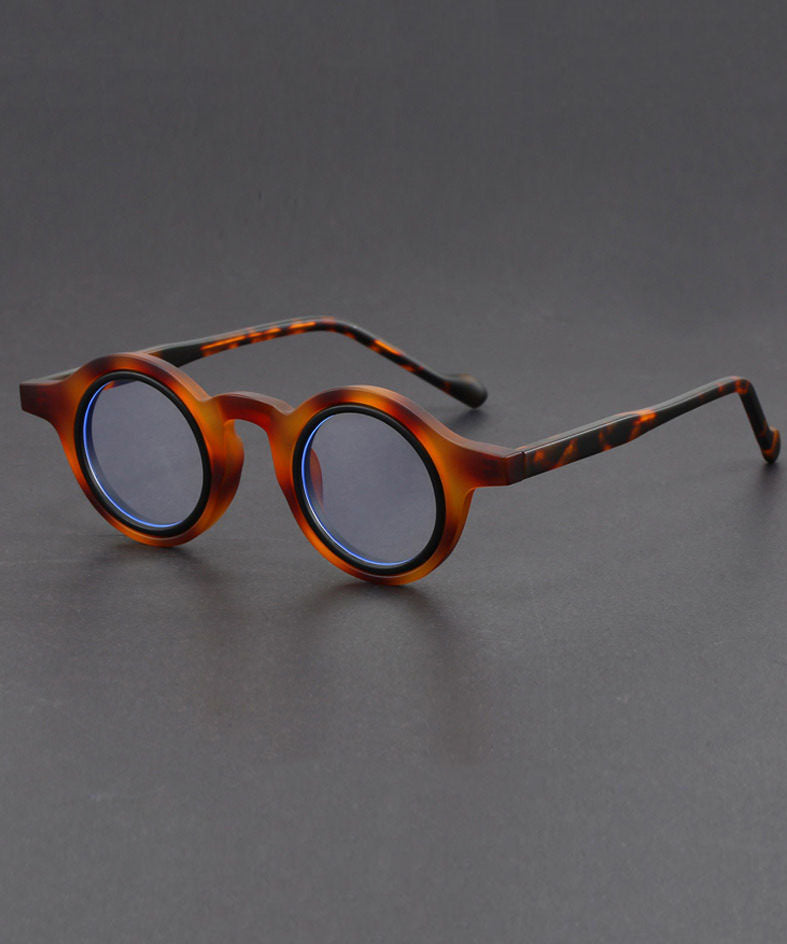 Art Leopard Resin Blue Light Blocking Color-Changing Unisex Reading Glasses