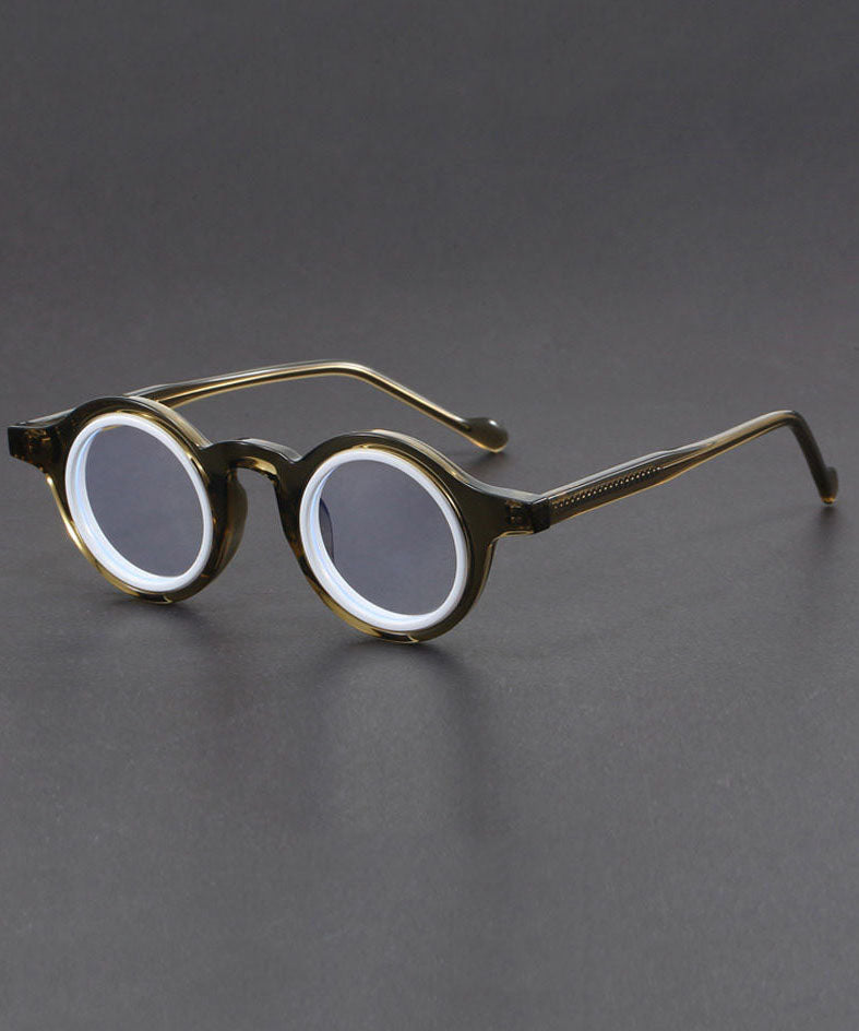 Art Leopard Resin Blue Light Blocking Color-Changing Unisex Reading Glasses