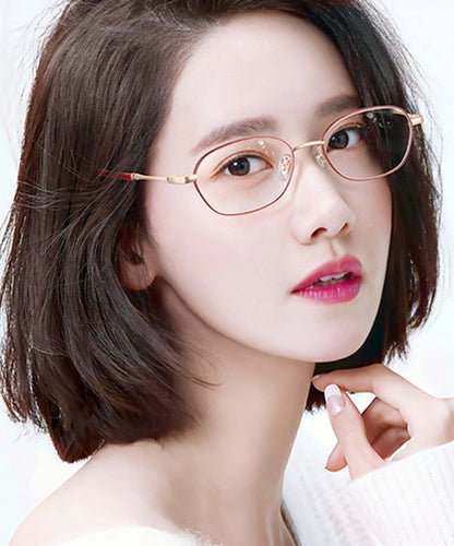 Art Red PC Blue Light Blocking Half Rim Reading Glasses