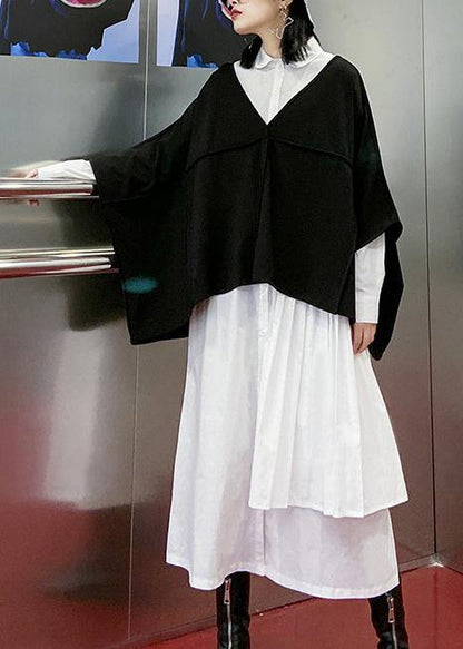 Autumn suit fashion temperament large size western style dress vest two-piece - SooLinen